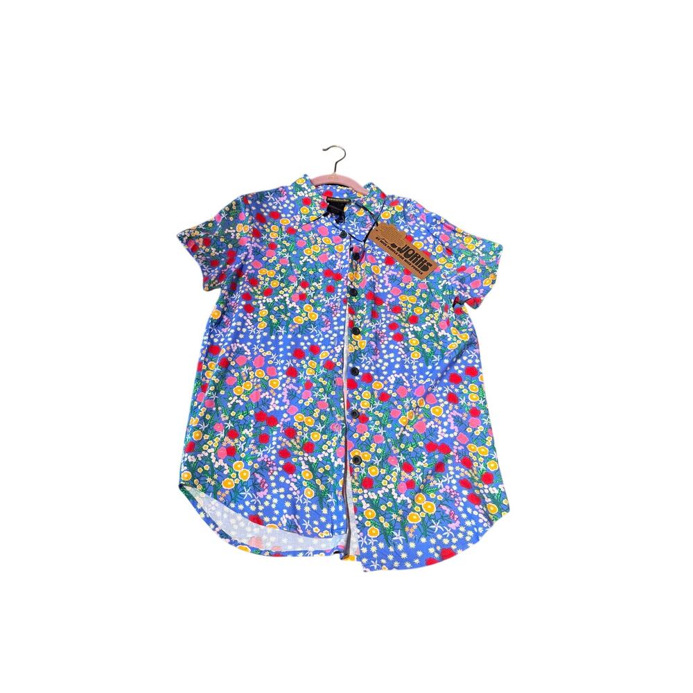 Nooworks NWT Superbloom Joyce Button-Up MED